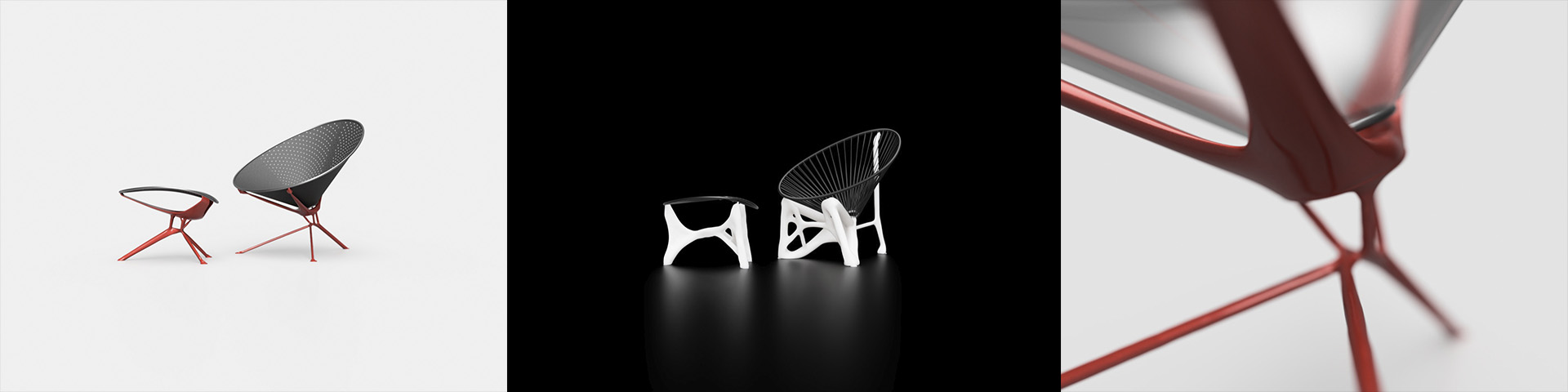 Reintrepretación de la silla acapulco con IA, Autor Camilo Ayala Monje